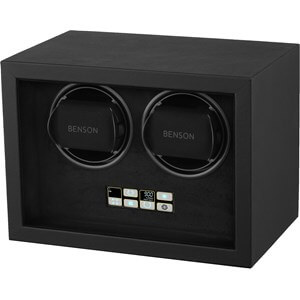 Benson Compact 2.18 Black Leather watchwinder