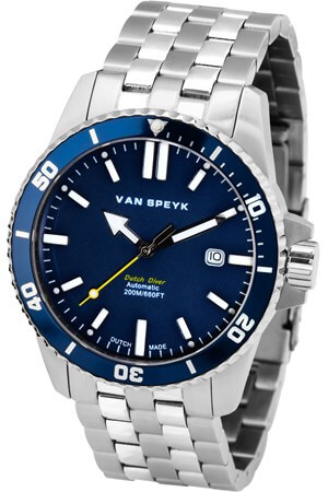 Van Speyk Dutch Diver Blue horloge