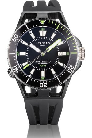 Locman Montecristo Diver 0547K01A-BKBKGRSKD